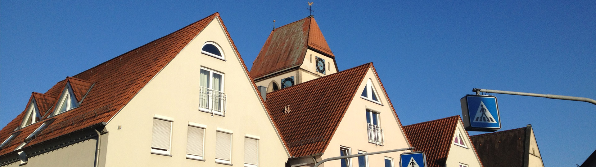 GHV Ehningen Marktplatz Dächer